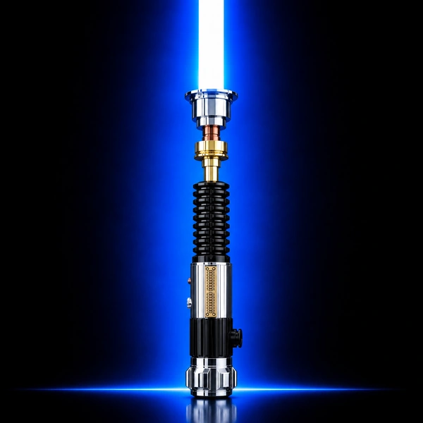 Official NSABERS Obi-Wan Episode III blue lightsaber product view