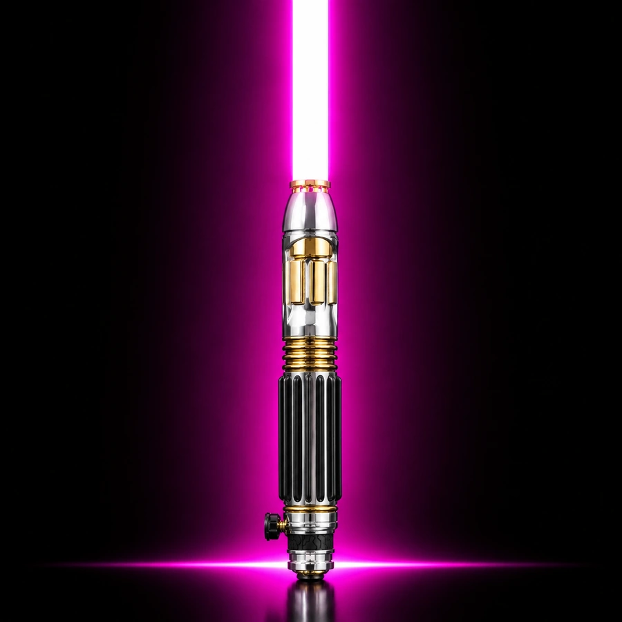Official NSABERS Mace Windu purple lightsaber product view