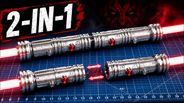 Complete Darth Maul double lightsaber review thumbnail